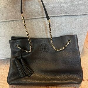 Tory Burch Black Leather Bag
